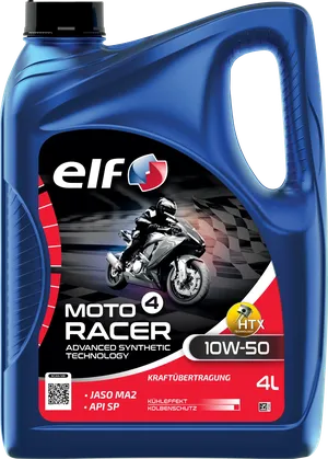 Botella de aceite sintético ADV SYN Moto 4 Racer 10W-50