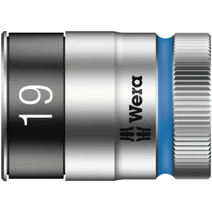Llave de vaso Wera Zyklop 1/2" con función de retención - Métrica 19.0
