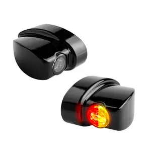 HeinzBikes, luz trasera/intermitentes Nano Winglets 3-1. Negro