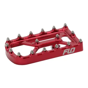 Flo Motorsports, puntas de brazo de freno universales. Rojo