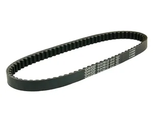 Correa de transmisión negra para motocicleta