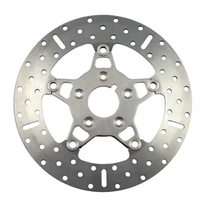 EBC, rotor de freno flotante de acero inoxidable Contour de 5 botones. Delantero. Pulido