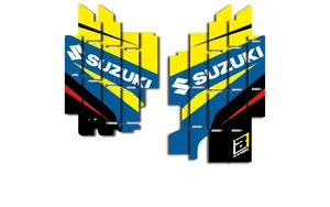 Adhesivos para aletines de radiador - Deflector DREAM4 RMZ250 19