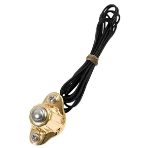 Kustom Tech, interruptores de manillar Deluxe. Botón único <span style="color: red;font-size: 0,5em">- PEDIDO ESPECIAL -</span>