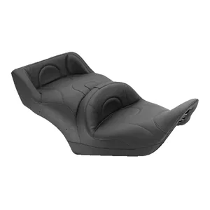 Asiento de turismo Mustang de 1 pieza para 2 personas calefactado negro liso