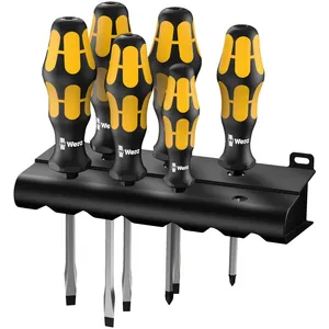 Juego de destornilladores Wera Kraftform punta plana Serie 900