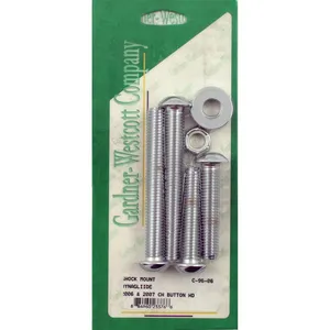 Gardner-Westcott, kit de montaje de amortiguador. Cromo <span style="color: red;font-size: 0,5em">- PEDIDO ESPECIAL -</span>