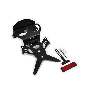 Soporte de matrícula Zieger X-Line negro