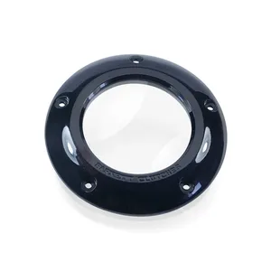 Barnett, tapa derby transparente. Negro