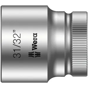 Llave de vaso Wera Zyklop 1/2" - medidas US 31/32"