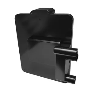 HeinzBikes, soporte lateral para matrícula. Negro