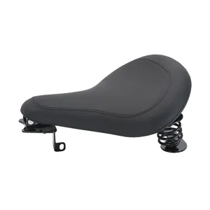 Asiento individual con resorte Mustang negro liso