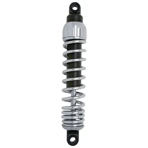 PS, juego de amortiguadores modelo 444. 12.5". Alta resistencia. Cromado