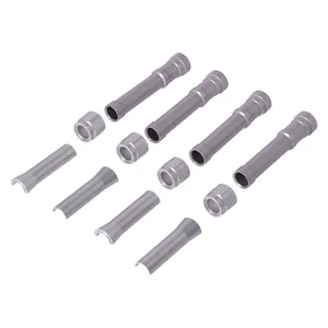 Dippert, juego de tapas de varillas de empuje de aluminio Shovel. Plateado <span style="color: red;font-size: 0,5em">- PEDIDO ESPECIAL -</span>