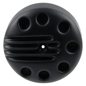 Cult-Werk, tapa de filtro de aire Ranurada. Negro mate <span style="color: red;font-size: 0,5em">- PEDIDO ESPECIAL -</span>