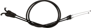 Cable de acelerador negro con funda de vinilo para motocicleta