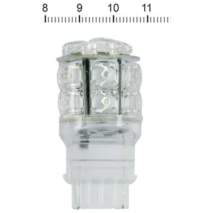 Bombilla LED miniatura Superflux #194. Luz blanca, base de vidrio
