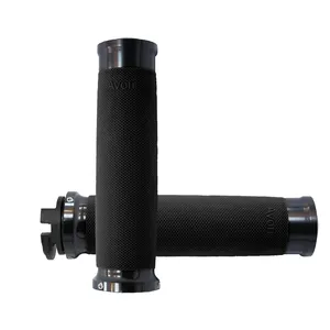 Empuñaduras Avon personalizadas anodizadas en negro