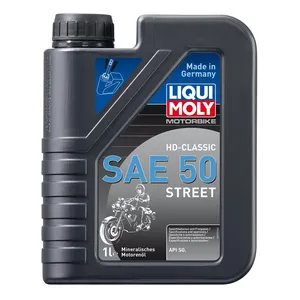 Liqui Moly, aceite de motor HD clásico SAE 50 Street. 1 litro