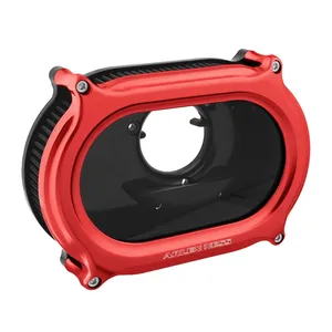Arlen Ness, kit de filtro de aire Method. Rojo