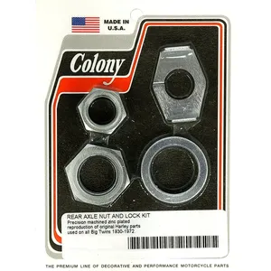 Kit de tuerca y seguridad de eje trasero Colony
