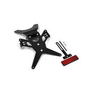 Soporte de matrícula Zieger X-Line negro