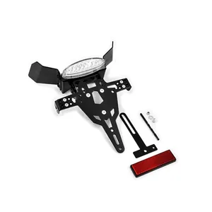 Soporte de matrícula Zieger Pro negro