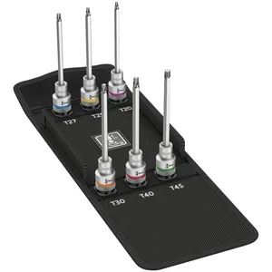 Juego de puntas de vaso Torx® extendidas Wera Zyklop de 1/2"