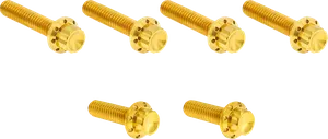 Kit de tornillos de titanio de 12 puntos para tapa lateral de transmisión