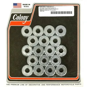Juego de arandelas para pernos de culata Colony. Zinc