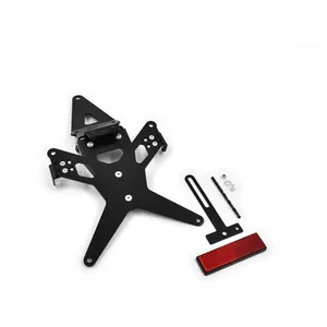 Soporte de matrícula Zieger X-Line negro