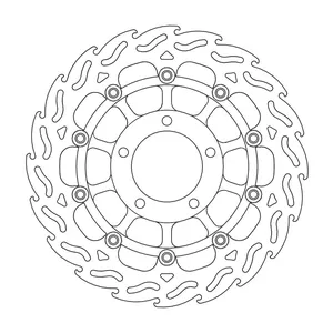 Rotor de freno flotante serie Flame de Moto-Master