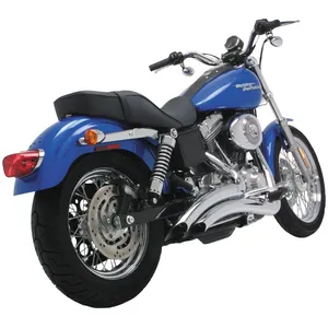 Vance & Hines, 2-1/2" radio grande 2-2 escape. cromado