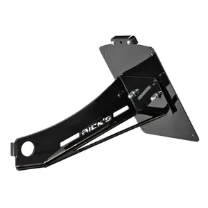 Rick's Motorcycles, kit de placa de matrícula lateral. Negro