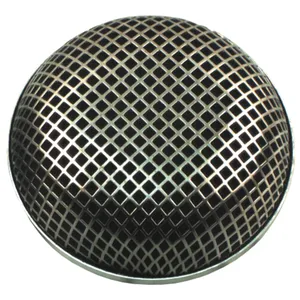 Filtro de aire estilo respiradero redondo cromado para Harley-Davidson