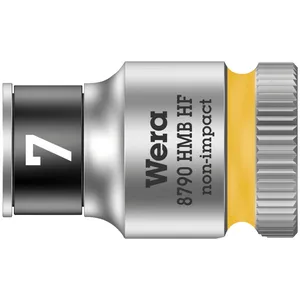 Llave de vaso Wera Zyklop 3/8" con función de retención - Métrica 7.0