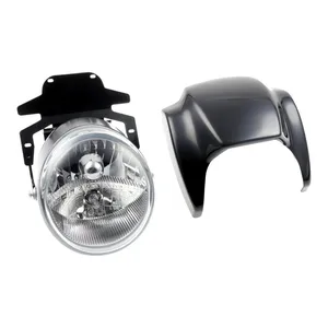 Cult-Werk, kit de faro LED. Estilo Night Rod. Negro brillante