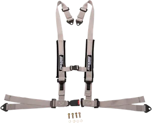 Arnés de asiento - Hrnesseat 2X2 4PT auto gris