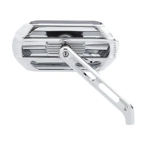 Arlen Ness, espejo enjaulado Sidekick lado derecho cromo <span style="color: red;font-size: 0,5em">- PEDIDO ESPECIAL -</span>