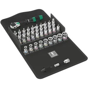 Kit de carracas Wera Zyklop 42 uds. 1/4" drive Tallas métricas
