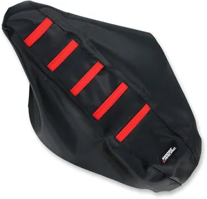 Funda de asiento acanalada - Fundilla negra/roja