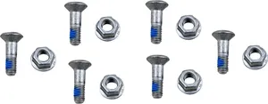 Kit de tornillos y tuercas con bloqueo para corona de transmisión de motocicleta