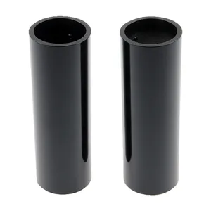 Kit de cubiertas superiores de horquilla de 2 piezas Cult-Werk. Negro brillante