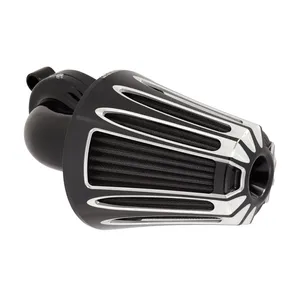 Arlen Ness, filtro de aire Monster Sucker de 90°. Corte profundo