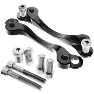 Kraus, kit de soporte adaptador de guardabarros delantero KR8. Negro