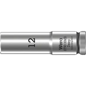 Wera, casquillo profundo tamaño 12mm