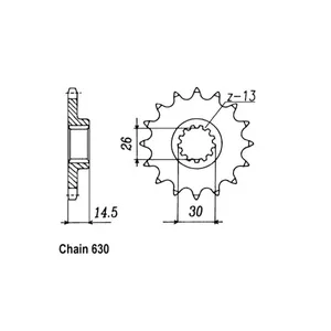 Piñón delantero JT 335.15