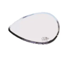 Conjunto de filtro de aire K&N acabado billet forma lágrima liso