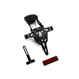 Soporte de matrícula Zieger Pro negro