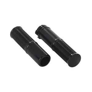 Kustom Tech, juego de empuñaduras de manubrio FL. Anodizado negro